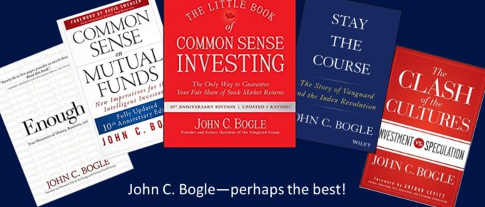 some of John Bogle's best investing books